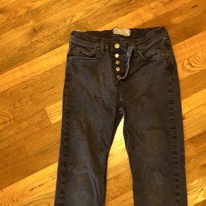 Free People Black Jeans size 28